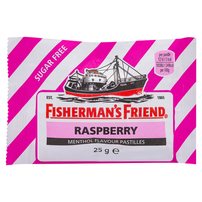 Fisherman's Friend Raspberry Menthol Flavour Pastilles 25g