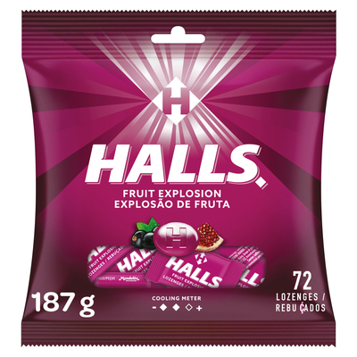 Halls Fruit Explosion Lozenges 187g