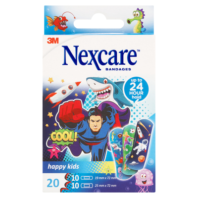 Nexcare Happy Kids Plasters 3m 20 Pack