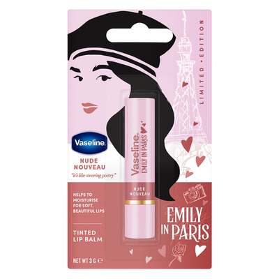 Vaseline Emily In Paris Nude Nouveau Tinted Lip Balm 3g